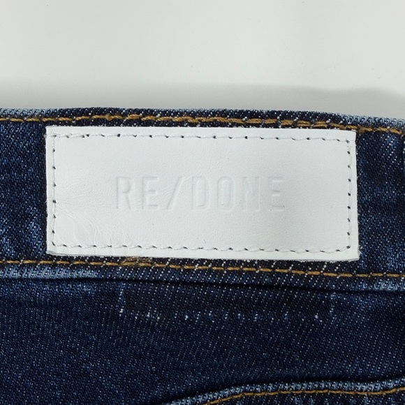 Re/Done Women's High Rise Skinny Jeans - Dark Rinse - 25 - New with tags - Picture 9 of 11